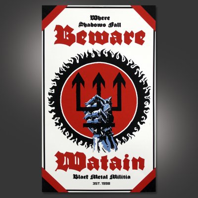 watain - Beware Screen Printed Poster