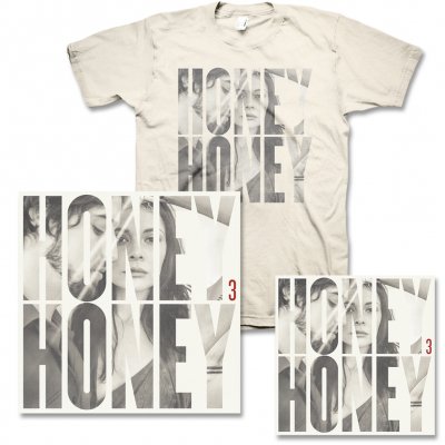 honeyhoney - HoneyHoney "3" CD & AUTOGRAPHED Lithograph & Album Tee