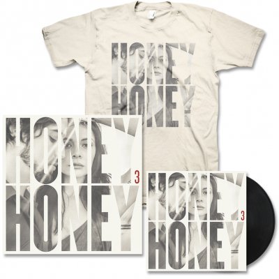 honeyhoney - HoneyHoney "3" LP & AUTOGRAPHED Lithograph & Album Tee