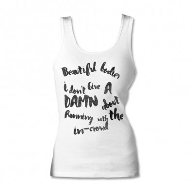 Beautiful Bodies - I Don't Give A Damn Tank Top - Women's