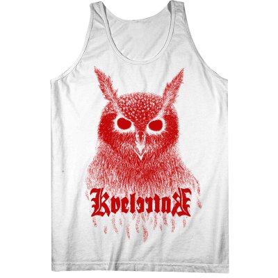 kvelertak - Bartlett Owl Tank Top (White)