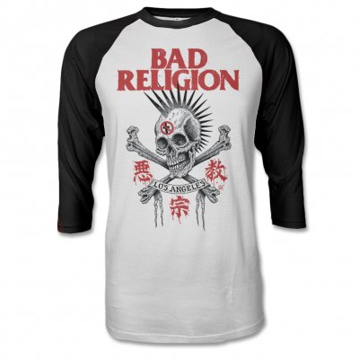 Bad Religion - Tokyo Skull Baseball Tee
