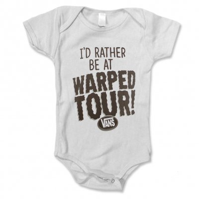 Vans Warped Tour - I'd Rather Be At Warped Tour Onsie