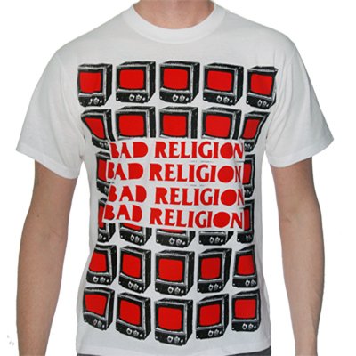 Bad Religion - BR Red TVs Tee (White)