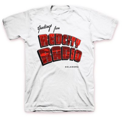 red-city-radio - Greetings From T-Shirt (White)