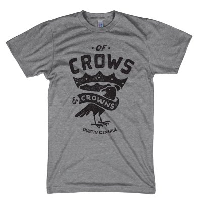 dustin-kensrue - Of Crows & Crowns T-Shirt (Heather Grey)