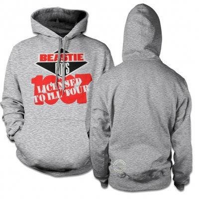 beastie-boys - License To Ill Tour 1987 Hoodie (Heather Grey)