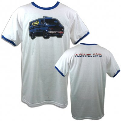 beastie-boys - Aloha Mr. Hand Ringer Tee (White)