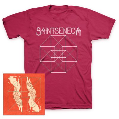 Saintseneca - Such Things CD & Cube T-Shirt (Cardinal)