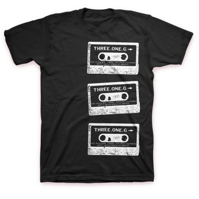 Three One G Cassette Tee (Black)