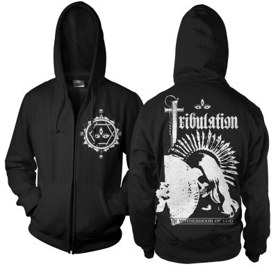 Tribulation - The Motherhood Of God Zip Up Sweatshirt (Black)
