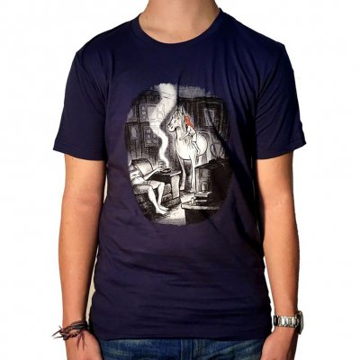 neko-case - Horse Light Mens Tee (Navy Blue)