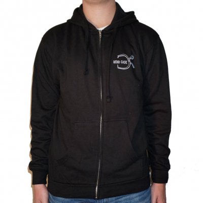 neko-case - Lady Pilot 9V Zip-Up Hooded Sweatshirt (Black)