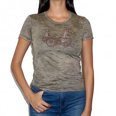 neko-case - Backhoe Tee (Brown)