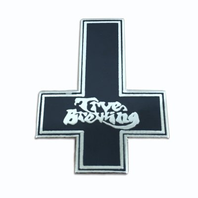 TRVE Brewing Company - Inverted Cross Enamel Pin