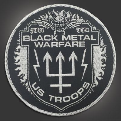 watain - US Troops Embroidered Leather Patch