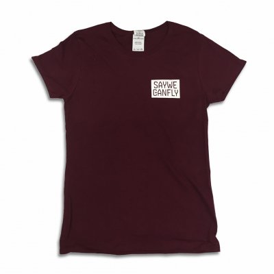 SayWeCanFly - Box Logo Women's T-Shirt (Maroon)