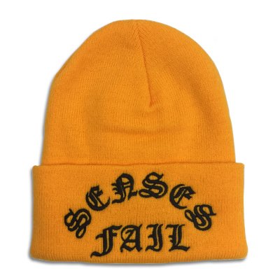 senses-fail - Gothic Logo Beanie (Golden Brown)