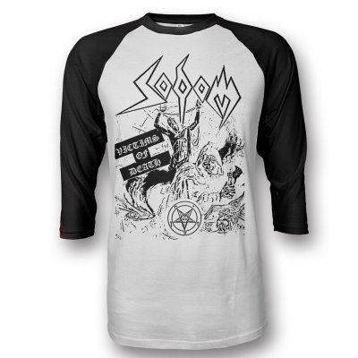 Sodom - Victims Of Death Raglan (White Body)