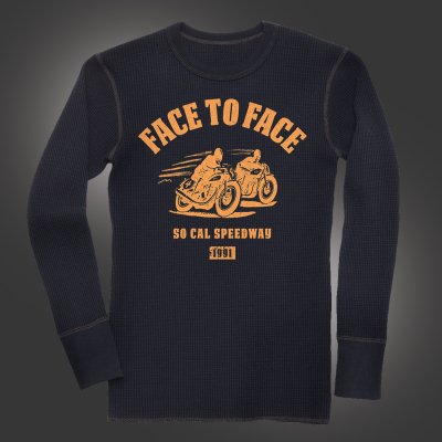 face-to-face - Speedway Longsleeve Thermal (Black)