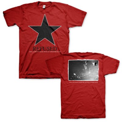 Refused - Shitty Band T-Shirt (Maroon)