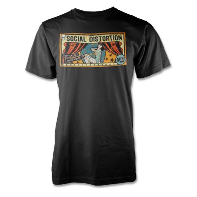 social-distortion - Tattoo Lady Backdrop T-Shirt (Black)