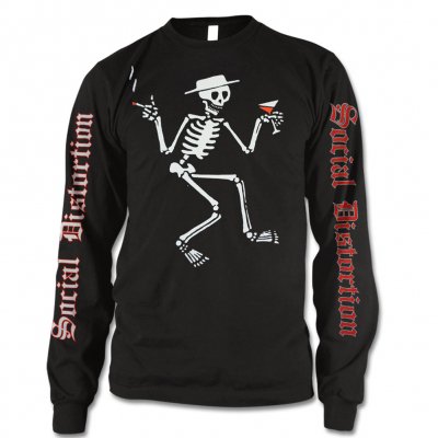 social-distortion - Skelly Logo Long Sleeve T-Shirt (Black)