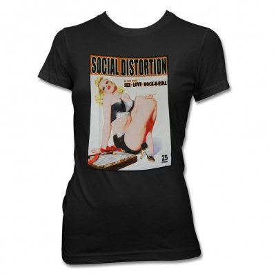 Cigarette Girl T-Shirt - Women's (Black)