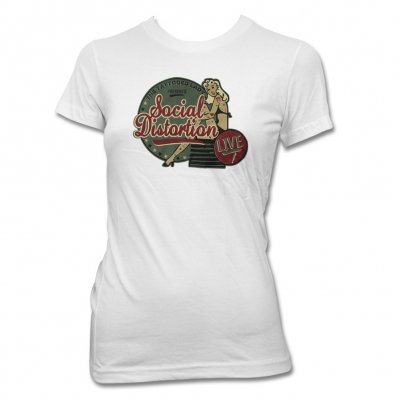 Tattooed Lady T-Shirt - Women's (White)