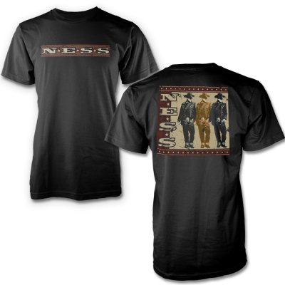 Distressed Hatch T-Shirt (Black)