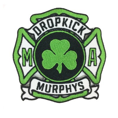 Dropkick Murphys - Service Patch (Green)