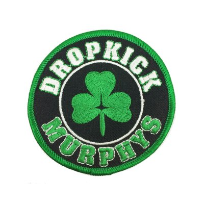Dropkick Murphys - DKM Shamrock Patch 3" Round
