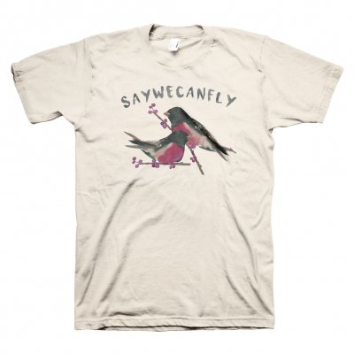 SayWeCanFly - Calendar Birds Tee - Choose Your Lyric Line!