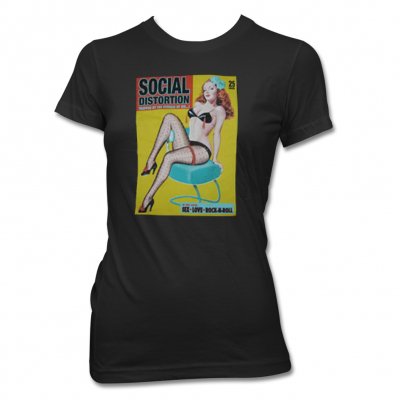 Girly Mag T-Shirt - Women's (Black)