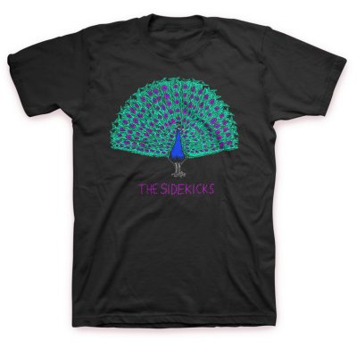 The Sidekicks - Peacock T-Shirt (Black)