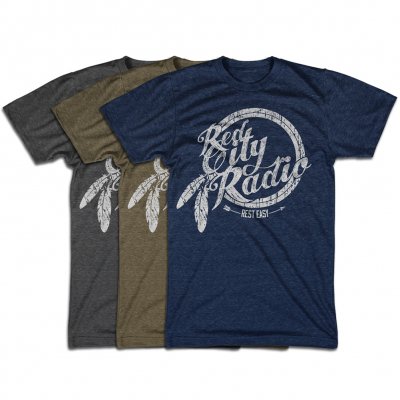 red-city-radio - Custom Color Rest Easy Tee