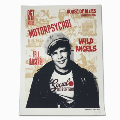 social-distortion - San Diego - House Of Blues Screen Print