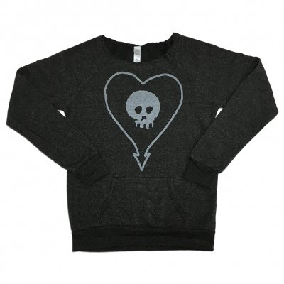 alkaline-trio - Heartskull Crewneck, Womens
