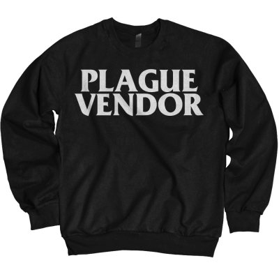 plague-vendor - Logo Crew Neck (Black)