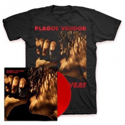 plague-vendor - Bloodsweat LP (Red) + Bloodsweat Cover T-Shirt Bundle