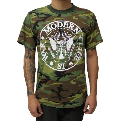 modern-life-is-war - Dead Ramones - Camo Tee