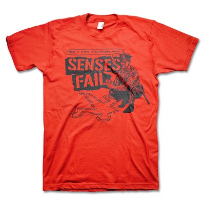 senses-fail - Cop Tee- Red