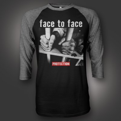 IMAGE | Prison Bars Raglan (Black/Snow)