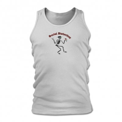 Old English Skelly Women's Tank (White)
