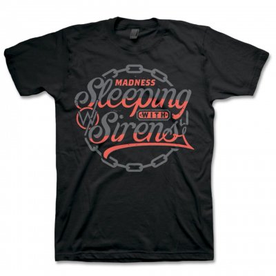 Sleeping with Sirens - Chain Logo T-Shirt (Red/Grey) - Men's