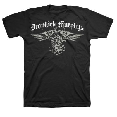 dropkick-murphys - Bagpipe Eagle T-Shirt (Black)