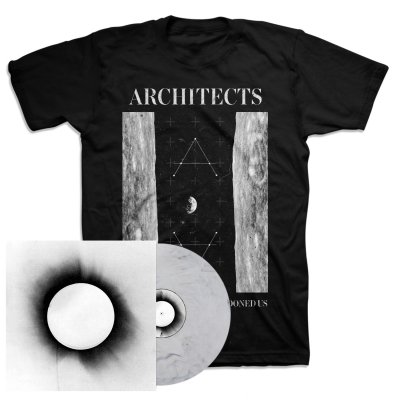 architects - All Our Gods Have Abandoned Us LP (White w/Black) + Moon T-Shirt Bundle