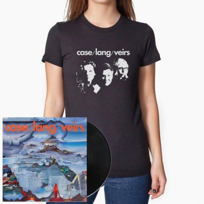 case-lang-veirs - case/lang/veirs LP + Silhouette T-Shirt Bundle