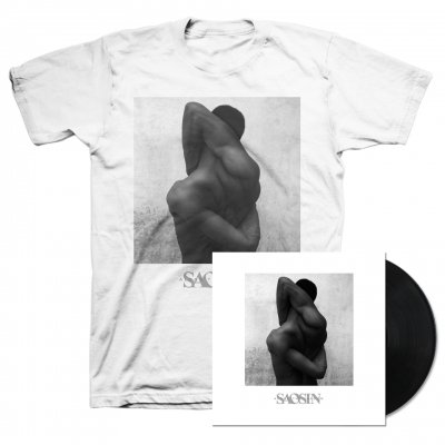 saosin - Along The Shadow LP (Black) + Along The Shadow T-Shirt (White) Bundle