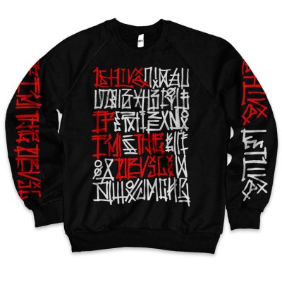 Letlive - Street Art Crew Neck (Black)